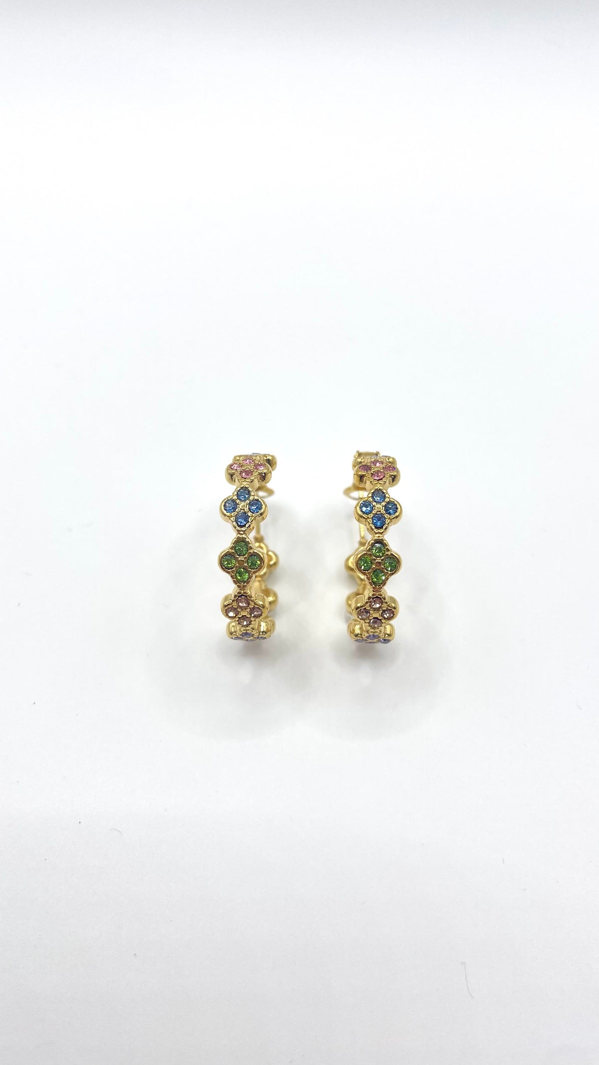 Orecchini cerchio CLOVER RAINBOW
