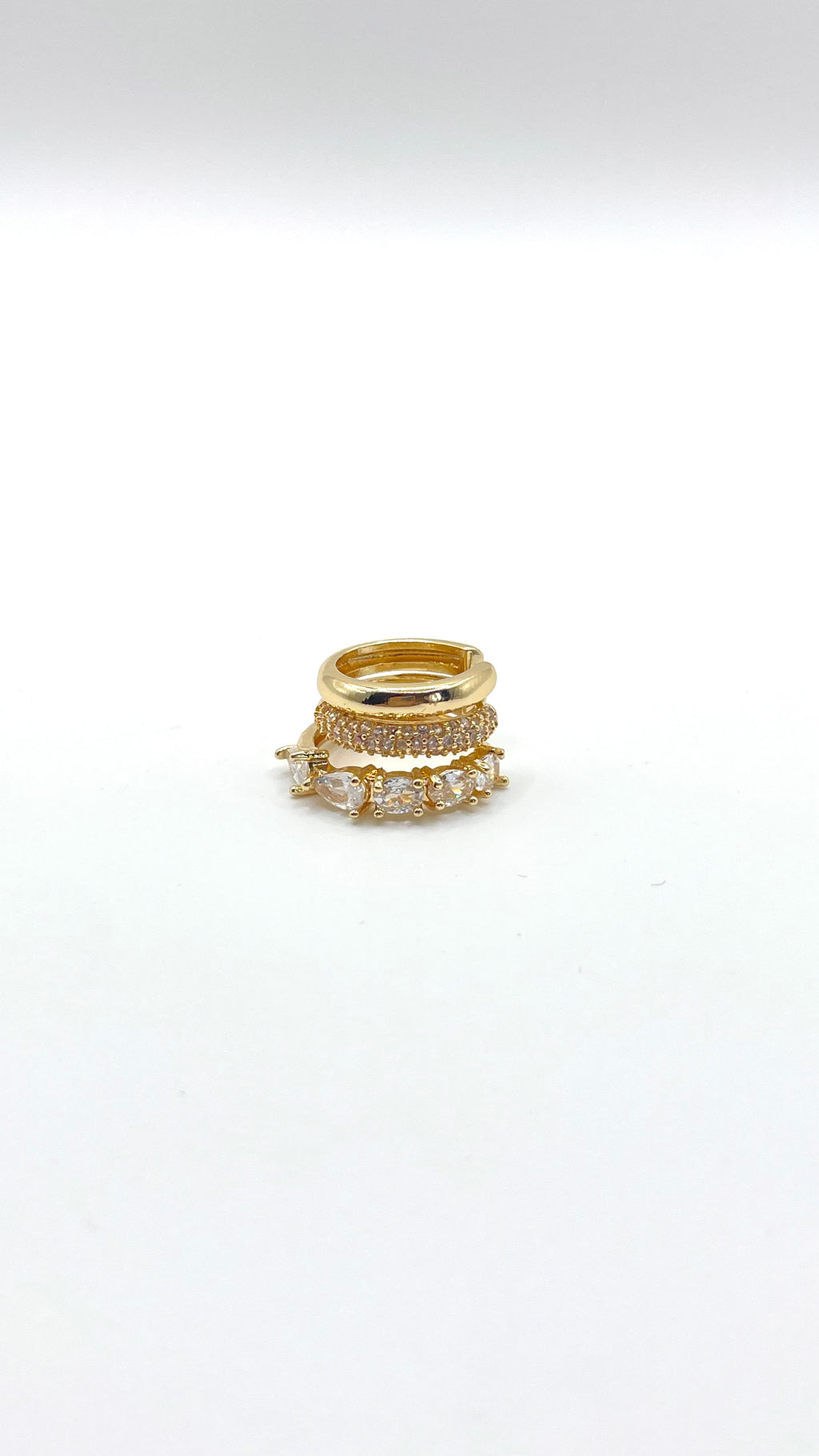Ear cuff TRIPLE SPARKLE