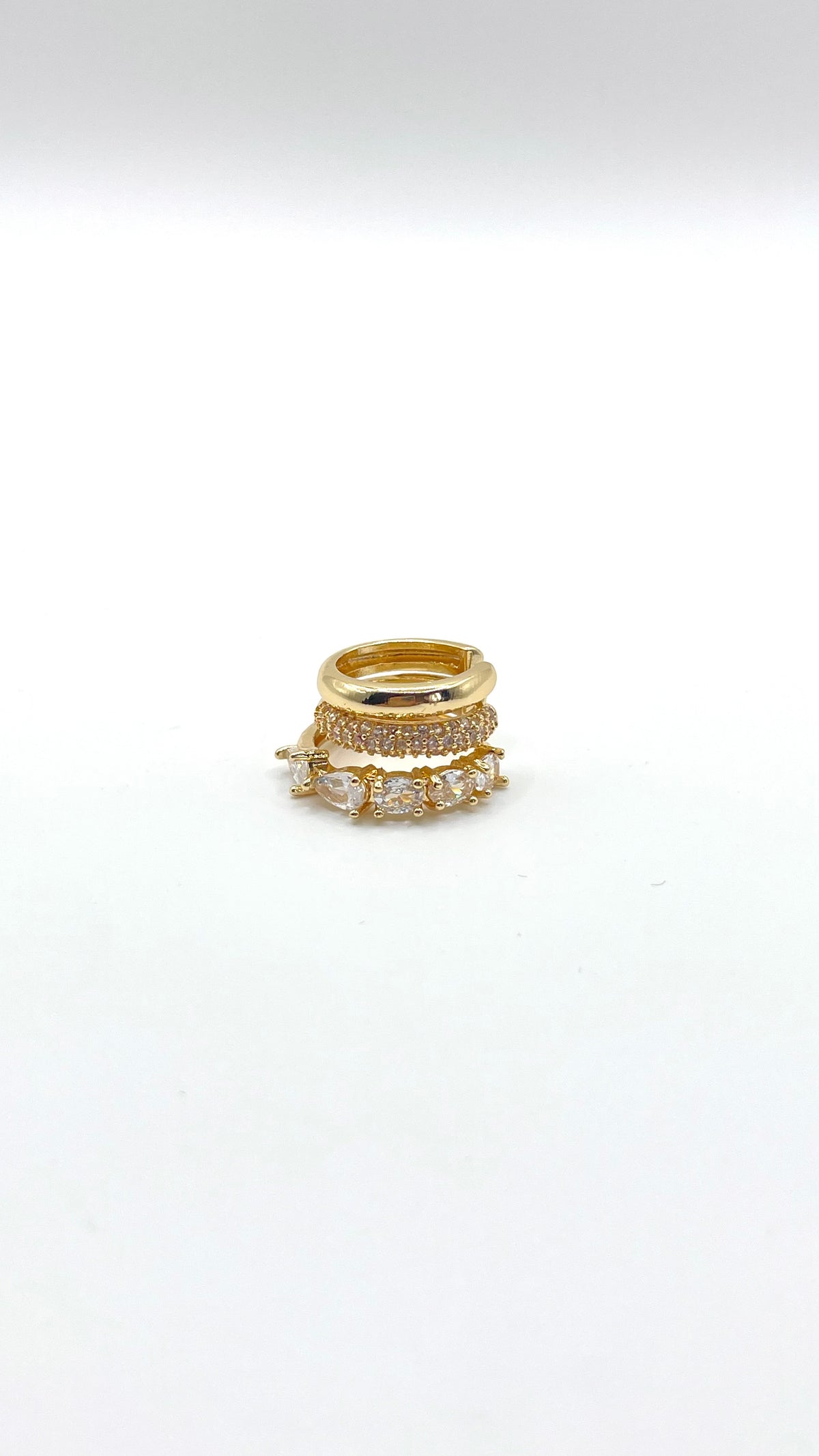 Ear cuff TRIPLE SPARKLE