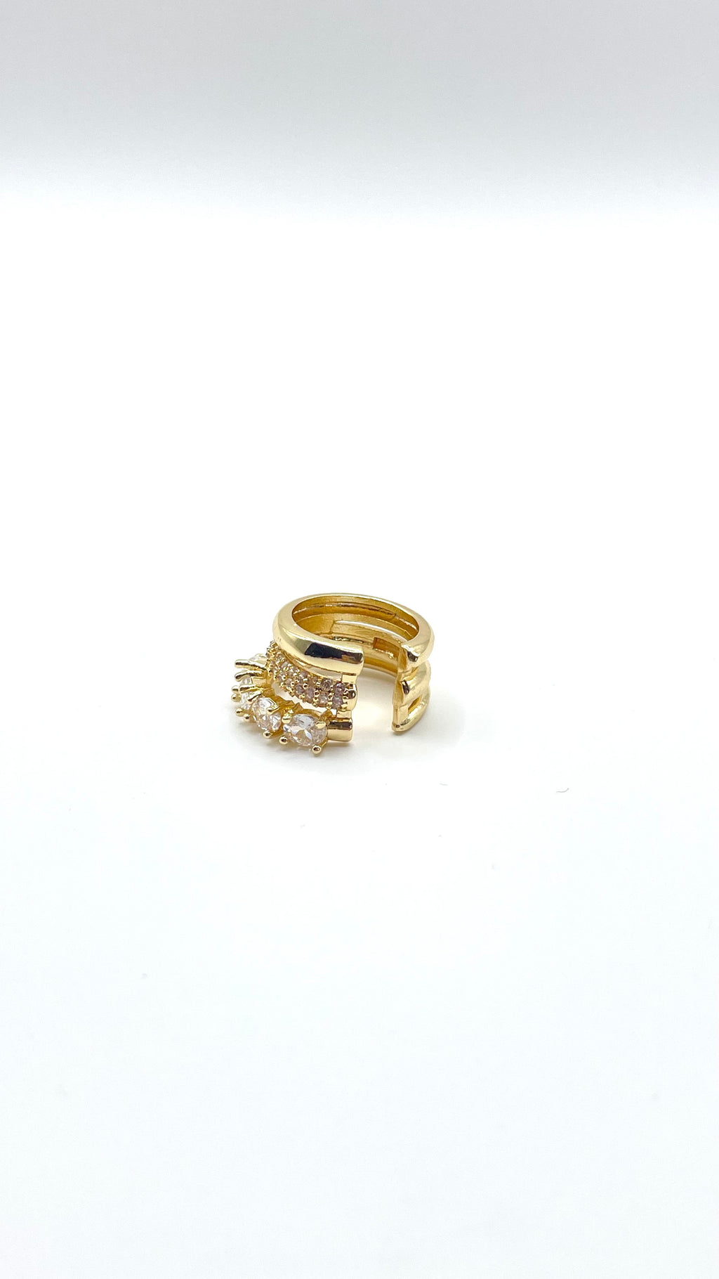 Ear cuff TRIPLE SPARKLE