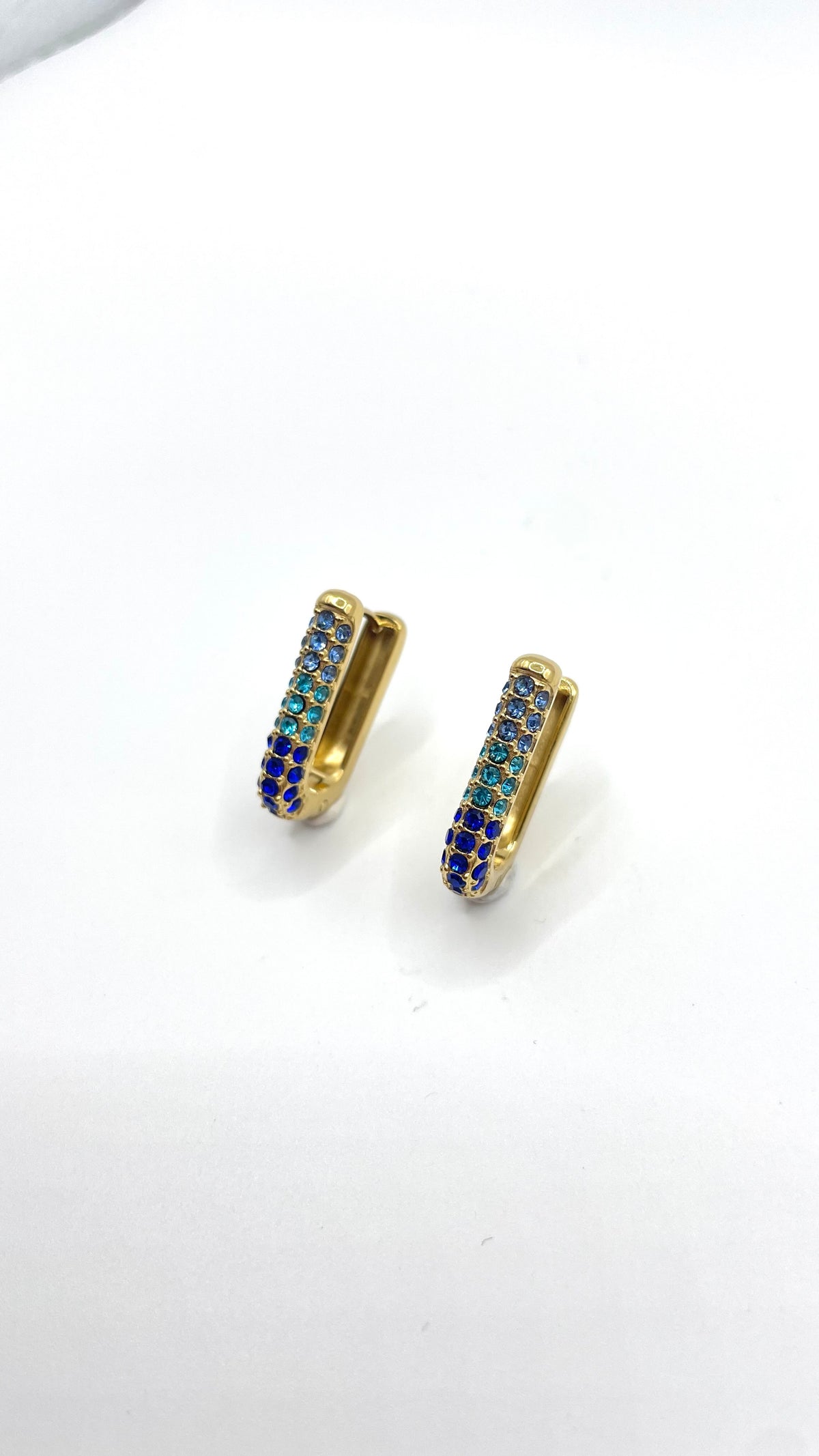 Orecchini GOLDEN FRAME BLUE