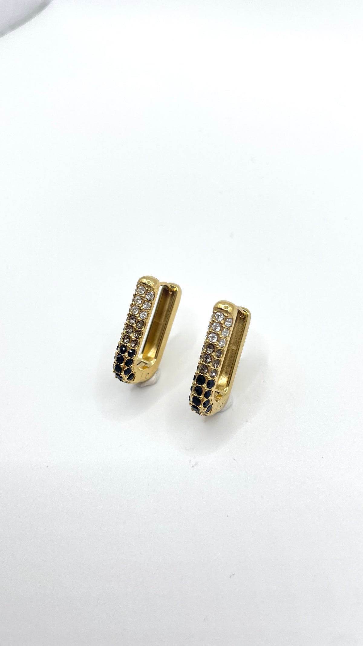 Orecchini GOLDEN FRAME BLACK