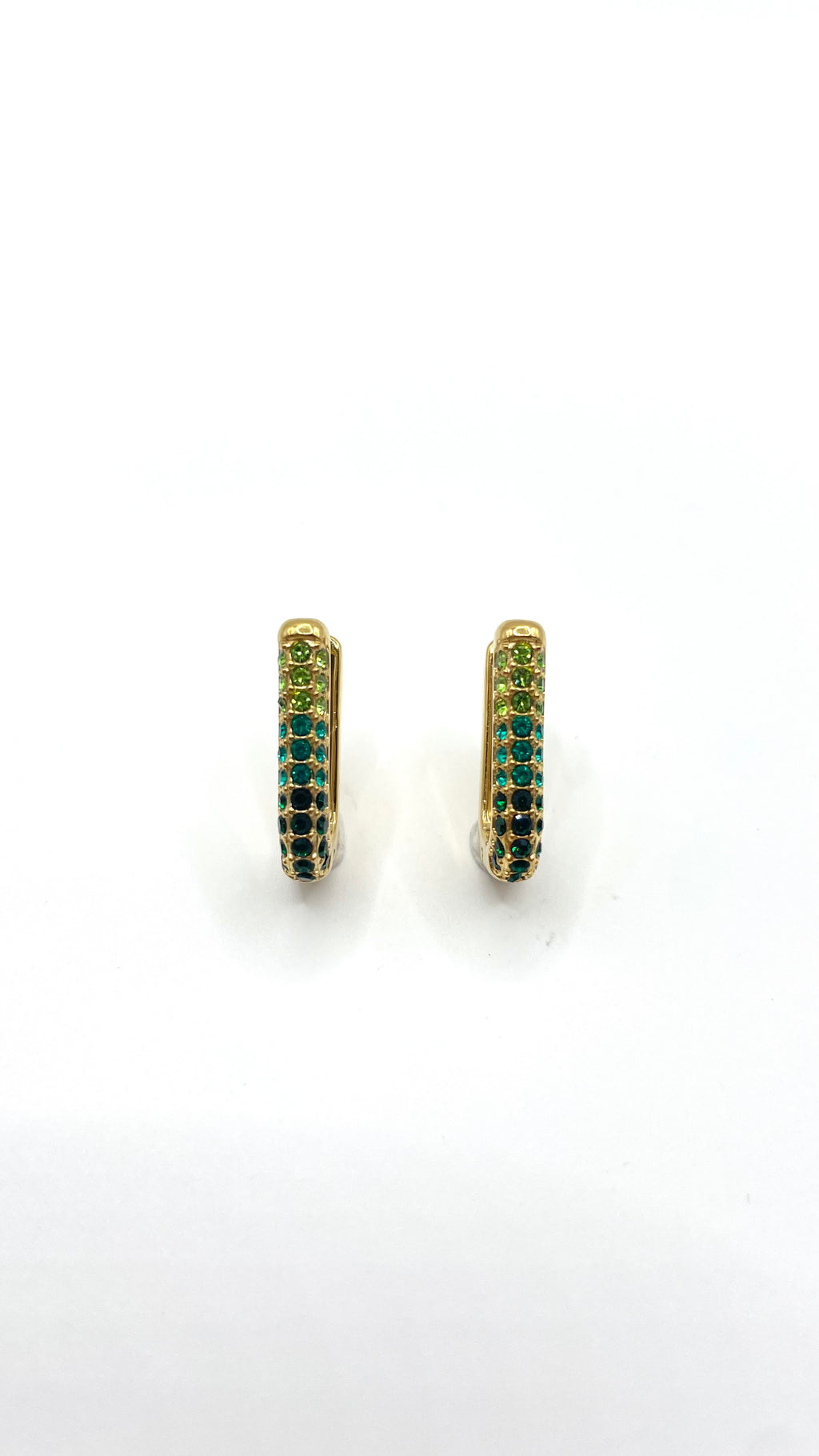 Orecchini GOLDEN FRAME GREEN