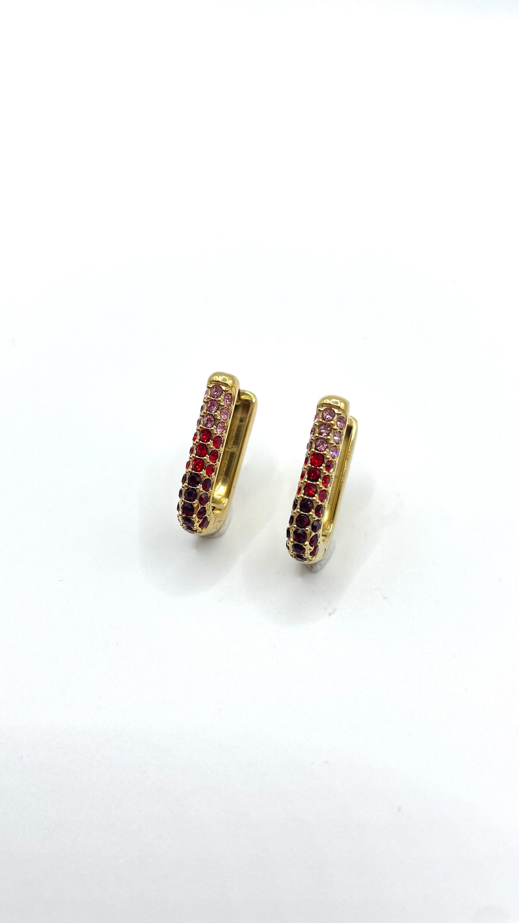 Orecchini GOLDEN FRAME BORDEAUX