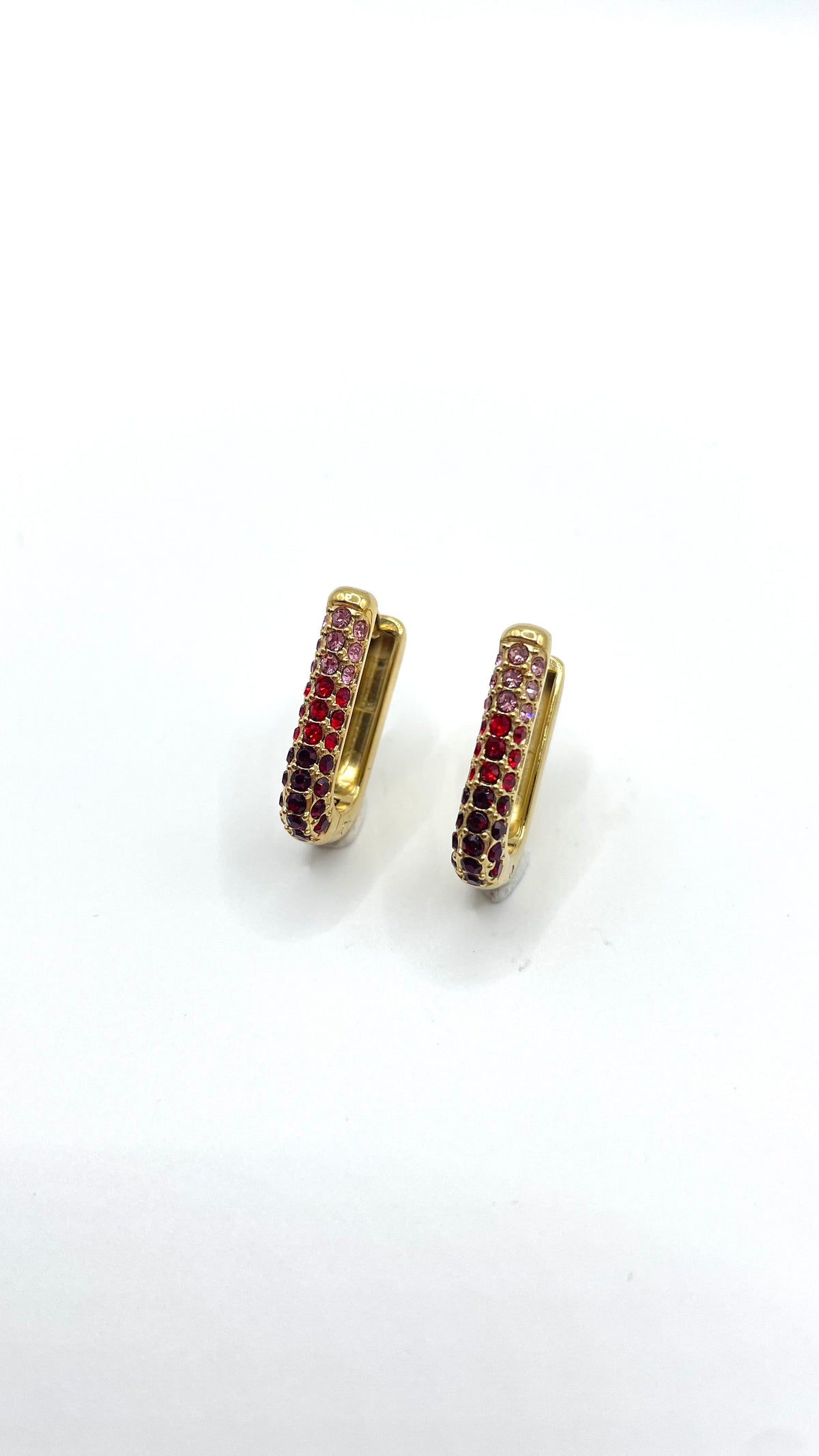 Orecchini GOLDEN FRAME BORDEAUX