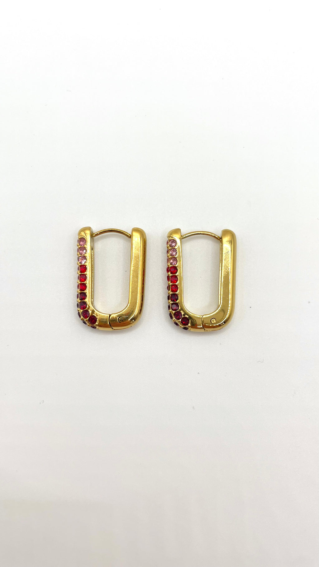Orecchini GOLDEN FRAME BORDEAUX