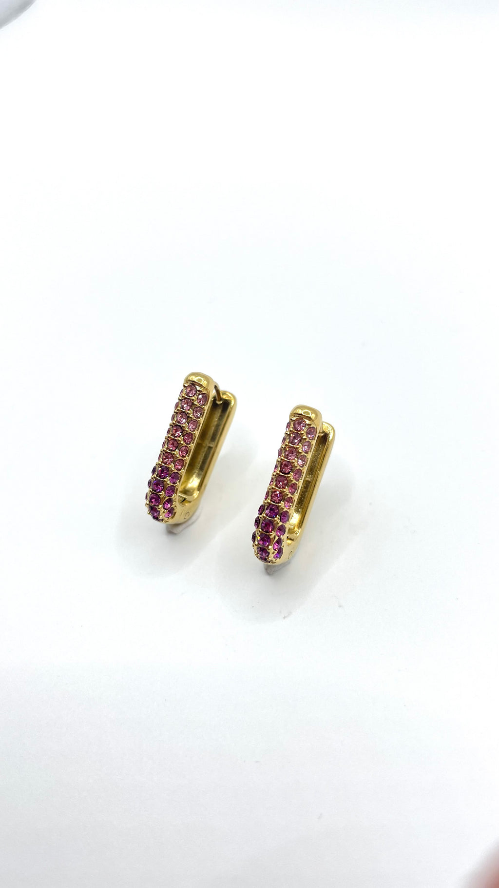 Orecchini GOLDEN FRAME LILAC