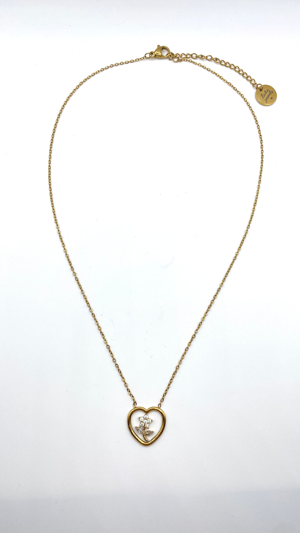 Collana CUORE FIORITO