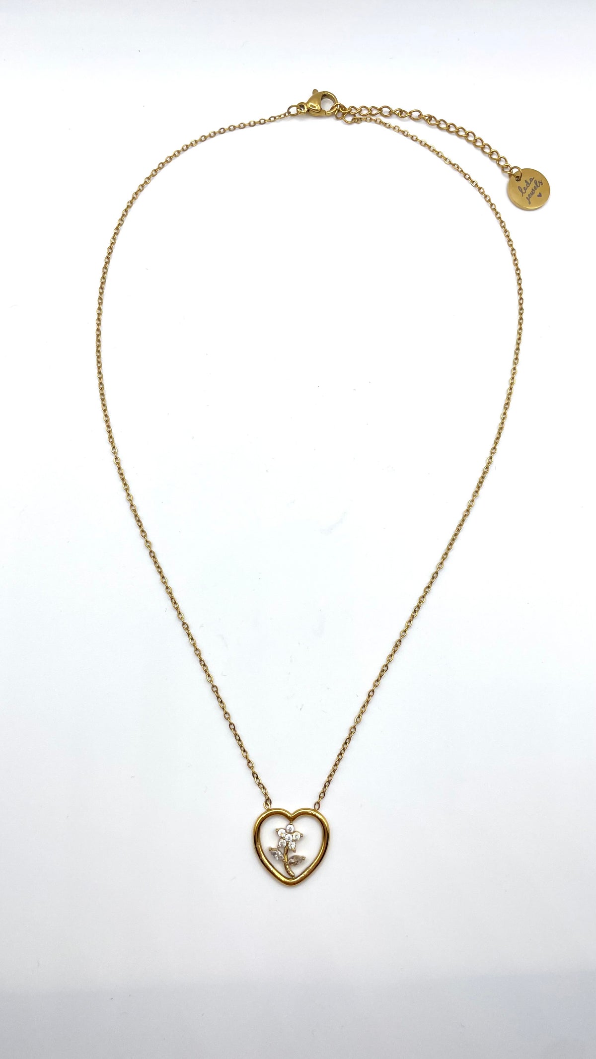 Collana CUORE FIORITO