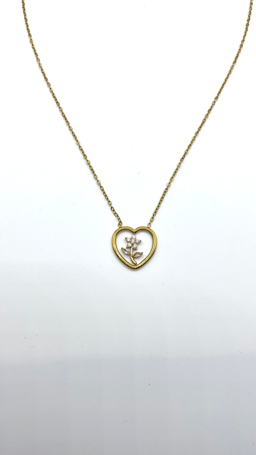 Collana CUORE FIORITO