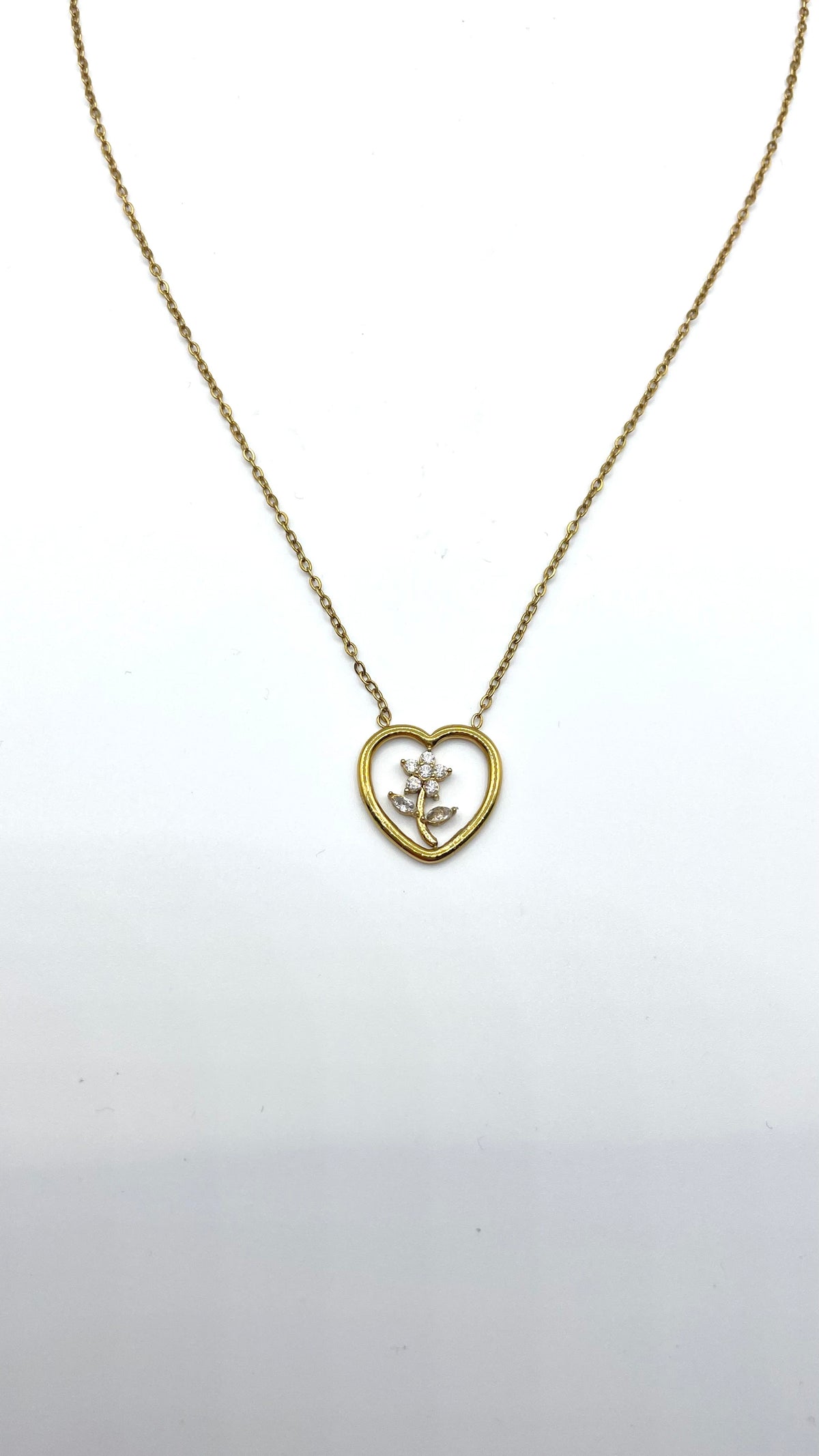 Collana CUORE FIORITO
